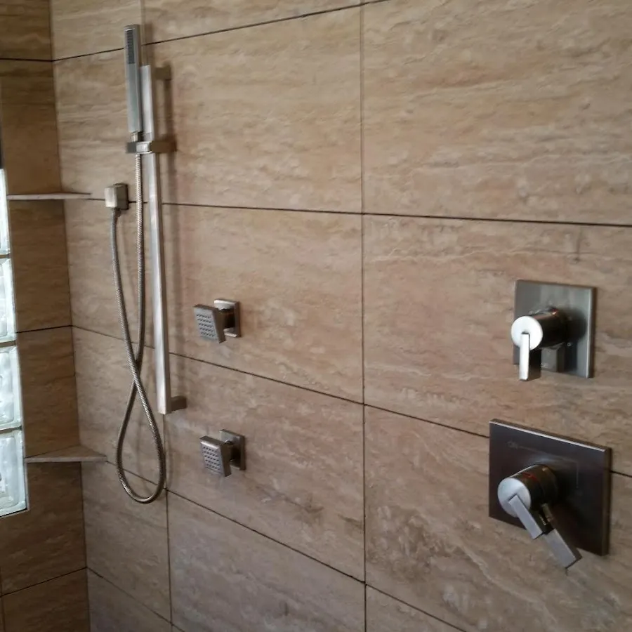 Shower fixture installation for Frozen Pipe Repair in Suitland